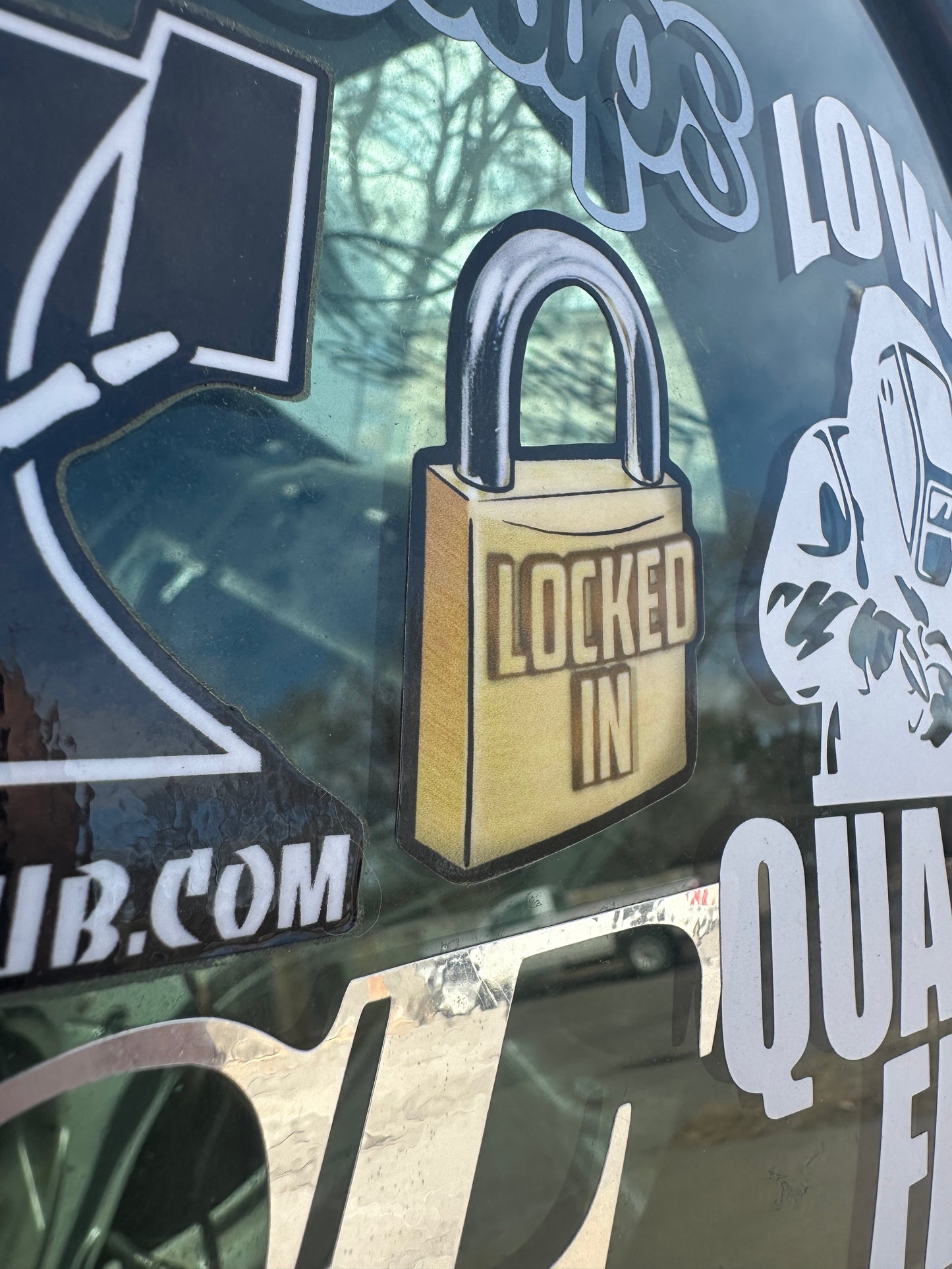 Mini padlock logo slap