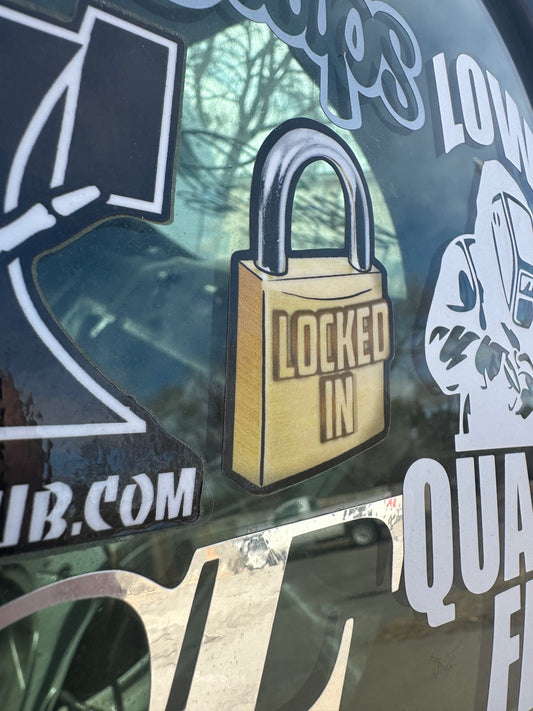 Mini padlock logo slap